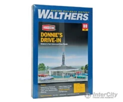 Walthers HO Cornerstone Donnie's Drive-In Walthers Cornerstone #3474 -Walthers Sales walthers ho cornerstone donnies drive in 3474 structures 183
