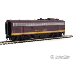 Walthers Life-Like 49520 HO EMD FP7 - F7B Standard DC -- Soo Line 501A, 501C (Maroon, Dulux Gold, Black) -Walthers Sales walthers life like 49520 ho emd fp7 f7b standard dc soo line 501a 501c maroon dulux gold black locomotives 553
