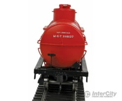 Walthers Life-Like HO 100517 Type 21 ACF 10,000-Gallon Tank Car - Ready To Run -- Missouri-Kansas-Texas(TM) #X-116137 (red) -Walthers Sales walthers life like ho 100517 type 21 acf 10 000 gallon tank car ready to run missouri kansas texas tm x 116137 red freight cars 196