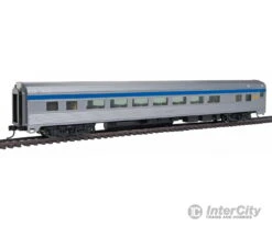 Walthers Mainline 30009 85' Budd Large-Window Coach - Ready To Run -- Via Rail Canada (silver, Blue, Yellow)