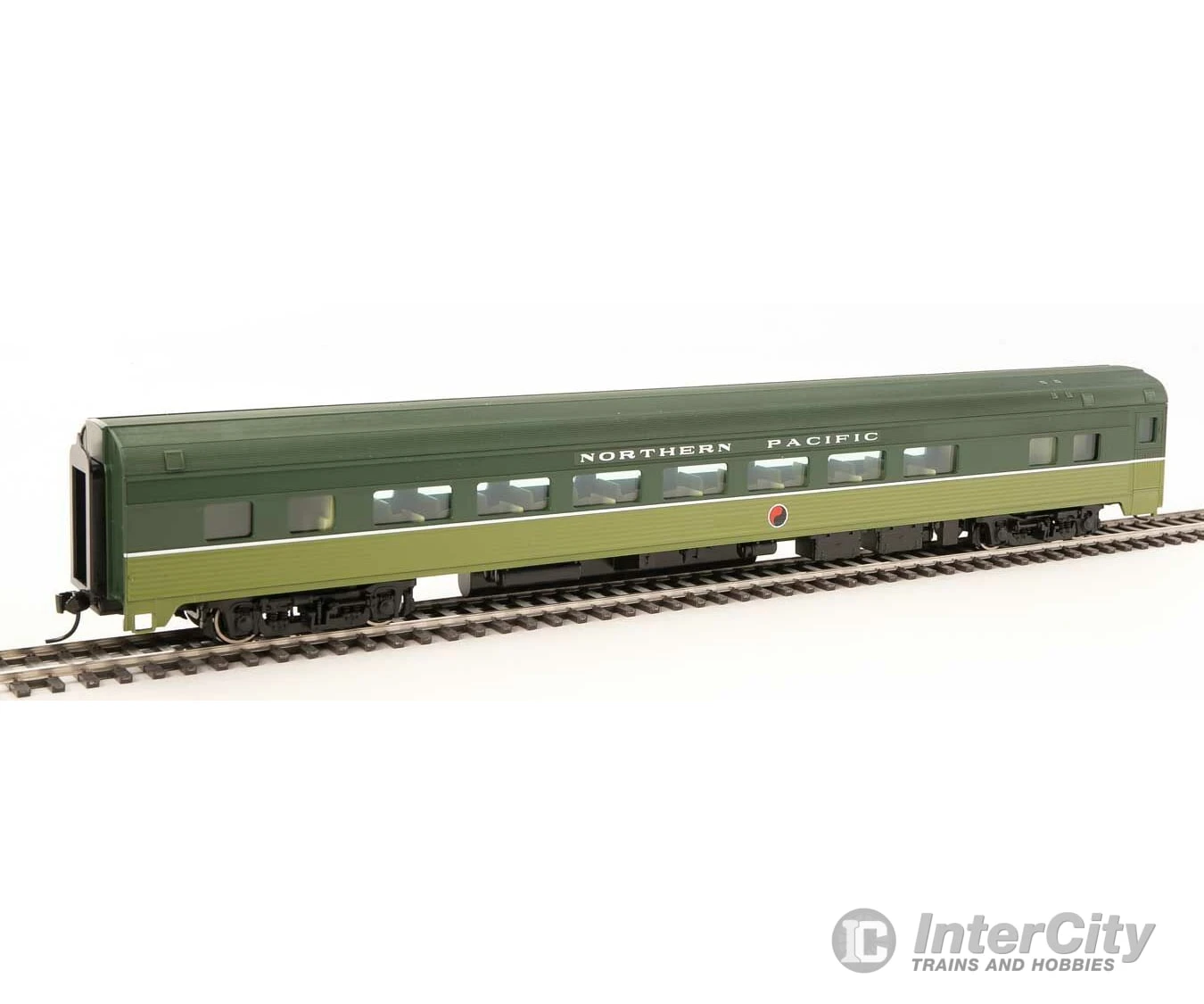 Walthers Mainline 30019 85' Budd Large-Window Coach - Ready To Run -- Northern Pacific 4 Walthers Mainline 30019 85' Budd Large-Window Coach - Ready To Run -- Northern Pacific - Image 2