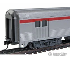 Walthers Mainline 30057 85' Budd Baggage-Lounge - Ready To Run -- Southern Pacific (silver, Red) -Walthers Sales walthers mainline 30057 85 budd baggage lounge ready to run southern pacific silver red passenger cars 148