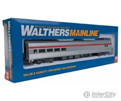 Walthers Mainline 30057 85' Budd Baggage-Lounge - Ready To Run -- Southern Pacific (silver, Red) -Walthers Sales walthers mainline 30057 85 budd baggage lounge ready to run southern pacific silver red passenger cars 459