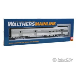 Walthers Mainline 30300 85' Budd Baggage-Railway Post Office - Ready To Run -- Painted, Unlettered (silver) -Walthers Sales walthers mainline 30300 85 budd baggage railway post office ready to run painted unlettered silver passenger cars 794