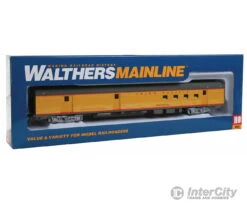 Walthers Mainline 30308 85' Budd Baggage-Railway Post Office - Ready To Run -- Union Pacific(R) (Armour Yellow, Gray) -Walthers Sales walthers mainline 30308 85 budd baggage railway post office ready to run union pacific r armour yellow gray passenger cars 775