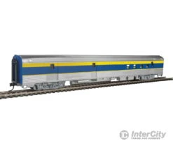 Walthers Mainline 30312 85' Budd Baggage-Railway Post Office - Ready To Run -- Delaware & Hudson (silver, Blue, Yellow)