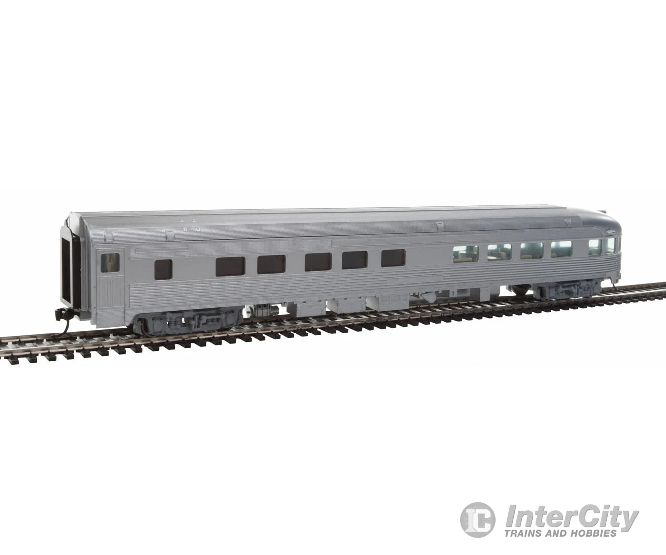 Walthers Mainline 30350 85' Budd Observation - Ready To Run -- Painted, Unlettered (silver) 4 Walthers Mainline 30350 85' Budd Observation - Ready To Run -- Painted, Unlettered (silver) - Image 2
