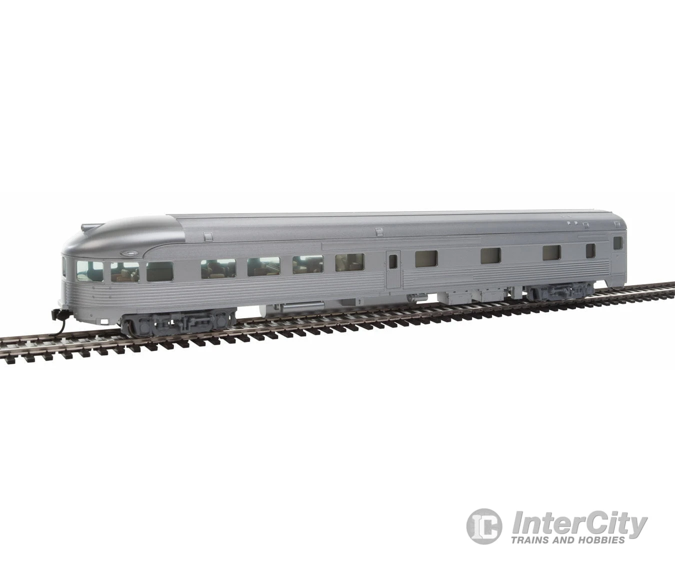 Walthers Mainline 30350 85' Budd Observation - Ready To Run -- Painted, Unlettered (silver) 3 Walthers Mainline 30350 85' Budd Observation - Ready To Run -- Painted, Unlettered (silver)