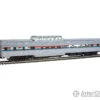 Walthers Mainline 30401 85' Budd Dome Coach - Ready To Run -- Amtrak (Phase III; Silver; Equal Red, White, Blue Stripes)