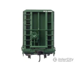 Walthers Mainline 50603 68' Bulkhead Flatcar - Ready To Run -- British Columbia #66584 -Walthers Sales walthers mainline 50603 68 bulkhead flatcar ready to run british columbia 66584 freight cars 258