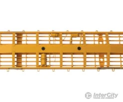 Walthers Mainline 5412 60' Pullman-Standard Flatcar - Ready To Run -- TTX TTCX #92310 (Container Pedestals; Yellow, Black, White) -Walthers Sales walthers mainline 5412 60 pullman standard flatcar ready to run ttx ttcx 92310 container pedestals yellow black white freight cars 191