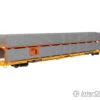 Walthers Mainline 8113 89' Flatcar W/Bi-Level Shielded Auto Rack - Ready To Run -- Illinois Central Gulf Rack / Trailer-Train Flatcar TTBX #965506