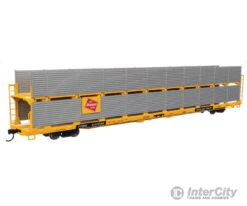 Walthers Mainline 8120 89' Flatcar W/Bi-Level Shielded Auto Rack - Ready To Run -- Milwaukee Road Rack / Trailer-Train Flatcar TTBX #941689