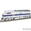 Walthers Mainline 9468 EMD F40PH - Standard DC -- Amtrak(R) #404 (Phase IV; Silver, Wide Blue, Thin Red, White Stripes) -Walthers Sales walthers mainline 9468 emd f40ph standard dc amtrak r 404 phase iv silver wide blue thin red white stripes locomotives 763