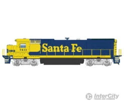 Walthers Mainline 9567 GE Dash 8-40B - Standard DC -- Santa Fe #7411 (blue, Yellow)