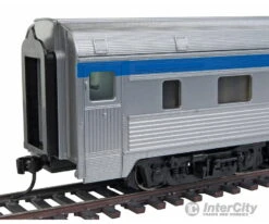 Walthers Mainline HO 30109 85' Budd 10-6 Sleeper - Ready To Run -- Via Rail Canada (silver, Blue, Yellow) -Walthers Sales walthers mainline ho 30109 85 budd 10 6 sleeper ready to run via rail canada silver blue yellow passenger cars 229