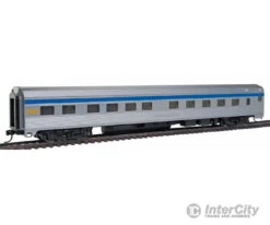 Walthers Mainline HO 30109 85' Budd 10-6 Sleeper - Ready To Run -- Via Rail Canada (silver, Blue, Yellow)