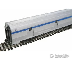 Walthers Mainline HO 30309 85' Budd Baggage-Railway Post Office - Ready To Run -- Via Rail Canada (silver, Blue, Yellow) -Walthers Sales walthers mainline ho 30309 85 budd baggage railway post office ready to run via rail canada silver blue yellow passenger cars 398