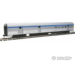 Walthers Mainline HO 30309 85' Budd Baggage-Railway Post Office - Ready To Run -- Via Rail Canada (silver, Blue, Yellow)