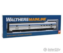 Walthers Mainline HO 30309 85' Budd Baggage-Railway Post Office - Ready To Run -- Via Rail Canada (silver, Blue, Yellow) -Walthers Sales walthers mainline ho 30309 85 budd baggage railway post office ready to run via rail canada silver blue yellow passenger cars 838