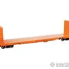 Walthers Proto 104352 50' CC&F Bulkhead Flatcar - Ready To Run -- Canadian National #603409 (orange) -Walthers Sales walthers proto 104352 50 cc f bulkhead flatcar ready to run canadian national 603409 orange freight cars 467