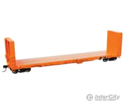 Walthers Proto 104352 50' CC&F Bulkhead Flatcar - Ready To Run -- Canadian National #603409 (orange)