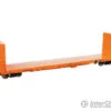 Walthers Proto 104353 50' CC&F Bulkhead Flatcar - Ready To Run -- Canadian National (Orange) #603417 -Walthers Sales walthers proto 104353 50 cc f bulkhead flatcar ready to run canadian national orange 603417 freight cars 161