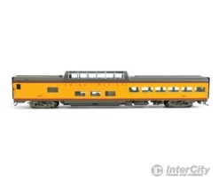 Walthers Proto 18160 85' ACF Dome Diner - Standard - Union Pacific(R) Heritage Series -- Union Pacific Standard With Decals; (yellow, Red, Gray Trucks)
