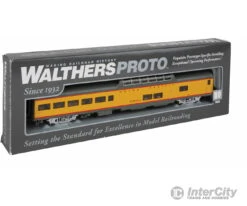 Walthers Proto 18704 85' ACF Dome Lounge - Lighted - Union Pacific(R) Heritage Series -- Harriman UPP #9004; Late W/printed Name & Number -Walthers Sales walthers proto 18704 85 acf dome lounge lighted union pacific r heritage series harriman upp 9004 late w printed name number passenger cars 238