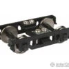 Walthers Proto 2124 Pullman-Standard 8' Wheelbase, Heavyweight 4-Wheel Metal Trucks W/RP-25 Wheels -- Black - 1 Pair