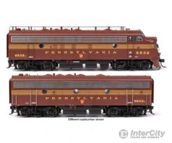 Walthers Proto 49536 EMD FP7 & F7B Standard DC -- Pennsylvania Railroad EFP-15 #9832A, EH-15 #9832B (Tuscan 5-Stripe)