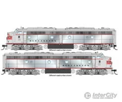 Walthers Proto 49914 EMD E8 A-A - Standard DC -- Chicago, Burlington & Quincy #9989A & 9989B (plated Sides)