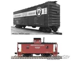 Walthers Proto 901 Pennsylvania Railroad Merchandise Service Freight Train -- Pennsylvania Railroad Set #2; 12 40' Rebuilt X29b Boxcars, N6b Caboose
