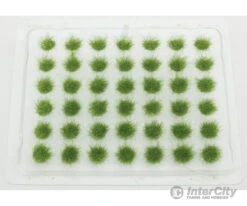 Walthers SceneMaster 1111 Grass Tufts - 1/4" 0.6cm Tall -- Summer Pkg(42)