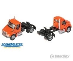 Walthers SceneMaster 11133 International(R) 4300 Single-Axle Semi Tractor Only - Assembled -- Orange
