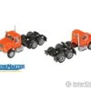 Walthers SceneMaster 11183 International(R) 4900 Dual-Axle Semi Tractor Only - Assembled -- Orange