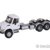 Walthers SceneMaster 11530 International(R) 4300 Dual-Axle Semi Tractor Only - Assembled -- White Cab, Black Chassis -Walthers Sales walthers scenemaster 11530 international r 4300 dual axle semi tractor only assembled white cab black chassis cars trucks 190