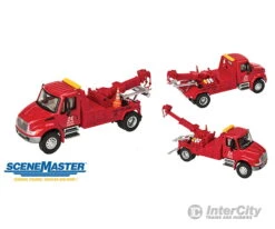 Walthers SceneMaster 11531 International(R) 4300 Tow Truck - Assembled -- Red