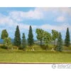 Walthers SceneMaster 1157 Mixed Deciduous & Pine Trees Pkg(10) -- 1-9/16 To 3-3/8" 3.9 To 8.5cm (Includes Pin Base)