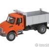 Walthers SceneMaster 11633 International(R) 4300 Single-Axle Dump Truck - Assembled -- Orange Cab, Silver Dump Bed -Walthers Sales walthers scenemaster 11633 international r 4300 single axle dump truck assembled orange cab silver bed cars trucks 178