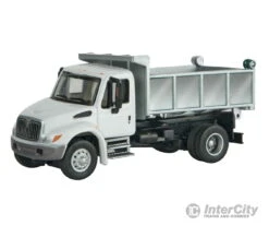 Walthers SceneMaster 11637 International(R) 4300 Single-Axle Dump Truck - Assembled -- White With Utility Company Decals