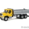Walthers SceneMaster 11663 International(R) 7600 3-Axle Heavy-Duty Dump Truck - Assembled -- Yellow Cab, Silver Dump Body -Walthers Sales walthers scenemaster 11663 international r 7600 3 axle heavy duty dump truck assembled yellow cab silver body cars trucks 767