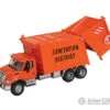 Walthers SceneMaster 11770 International(R) 7600 Garbage Truck - Assembled -- Sanitation District (orange)
