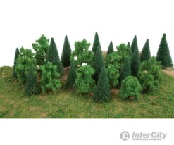 Walthers SceneMaster 1179 Mixed Trees With Flat Bases Pkg(25)