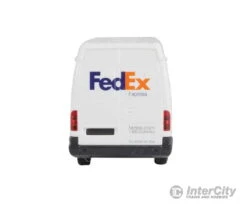 Walthers SceneMaster 12203 Delivery Van - Assembled -- FedEx Express (white, Purple, Orange) -Walthers Sales walthers scenemaster 12203 delivery van assembled fedex express white purple orange cars trucks 409