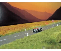 Walthers SceneMaster 1254 Flexible Self-Adhesive Paved Roadway -- 39-3/8 X 2-5/8" 1m X 66mm -- With White Line Markings