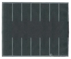 Walthers SceneMaster 1260 Flexible Self-Adhesive Paved Parking Lot -- 7-7/8 X 6-3/16" 20 X 16cm