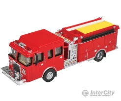 Walthers SceneMaster 13800 Heavy-Duty Fire Engine - Assembled -- Red
