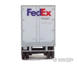 Walthers SceneMaster 2452 53' Stoughton Trailer 2-Pack - Assembled -- FedEx Freight -Walthers Sales walthers scenemaster 2452 53 stoughton trailer 2 pack assembled fedex freight loads containers 912