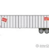 Walthers SceneMaster 2603 Flexi-Van 40' Trailer 2-Pack - Assembled -- Milwaukee Road #1 (Logo, Flexi-Van Placards; End Doors)